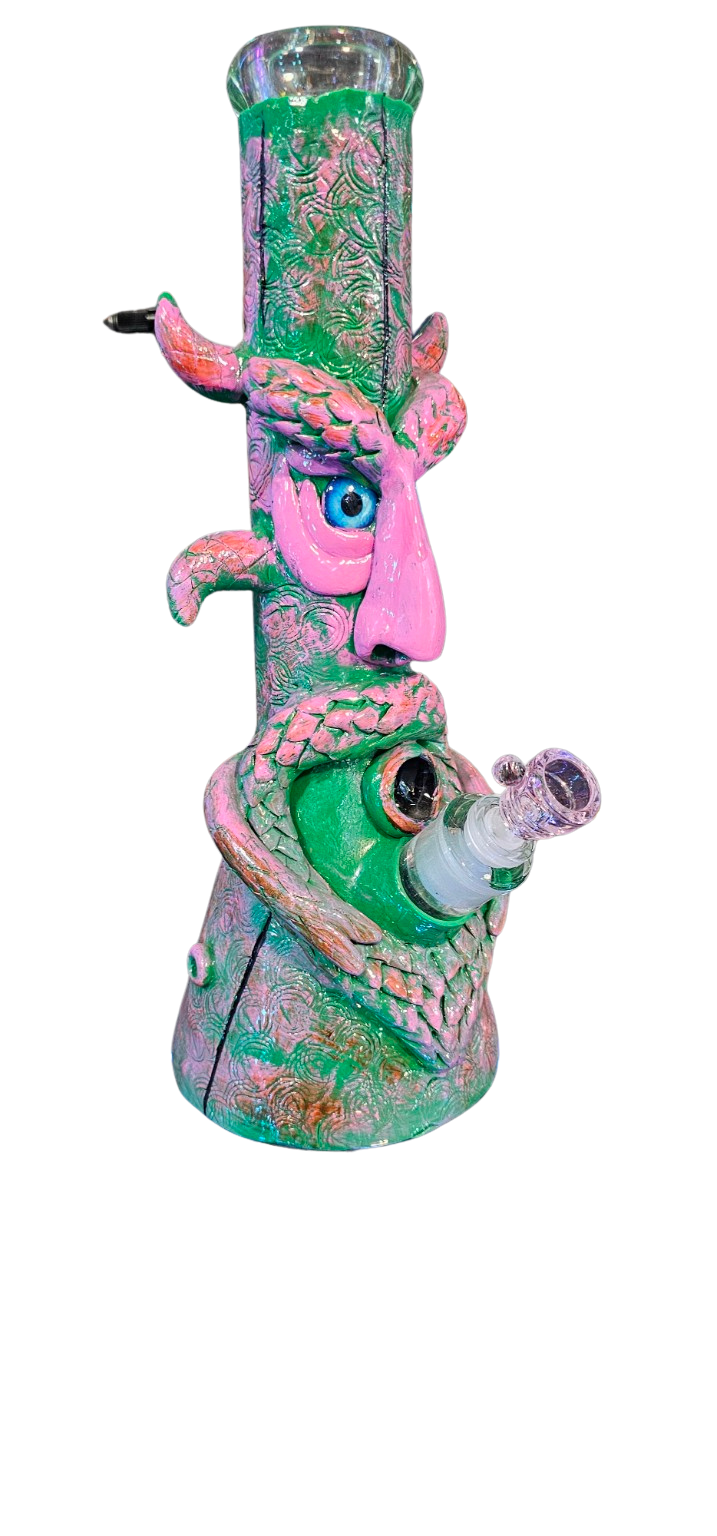 Pingo Hand-Sculpted Glass Water Pipe
