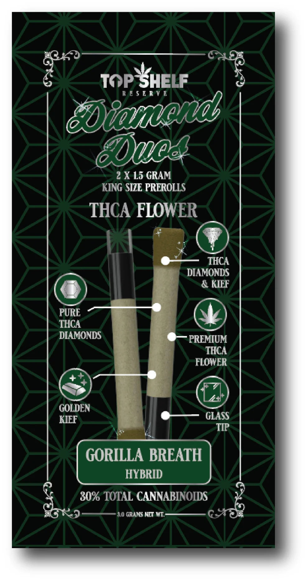 Top Shelf Diamond Duos Pre-Rolls