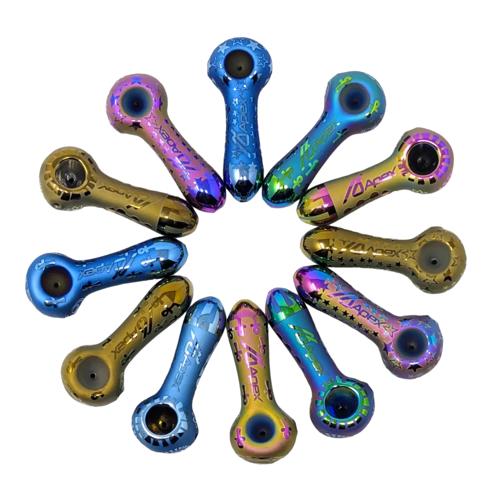Apex 4" Frosted Art Hand Pipe