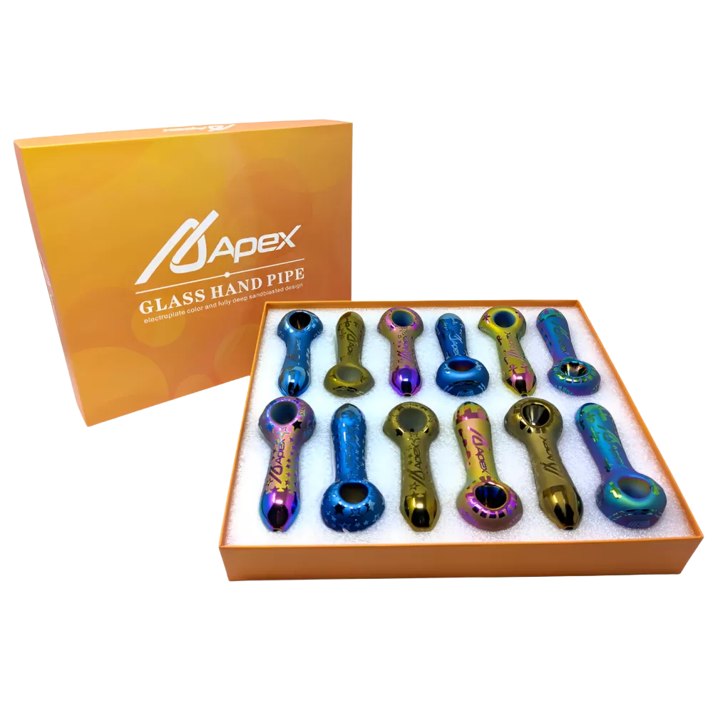 Apex 4" Frosted Art Hand Pipe