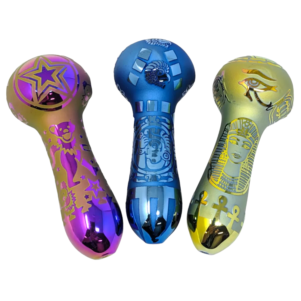 Apex 4" Frosted Art Hand Pipe