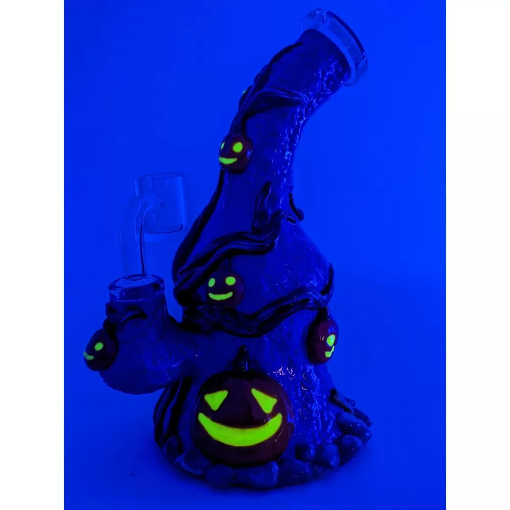 7-Inch 'Pumpkin Patch Perch' Halloween Water Pipe