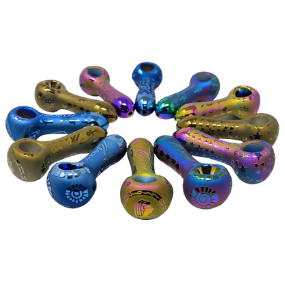 Apex 4" Frosted Art Hand Pipe