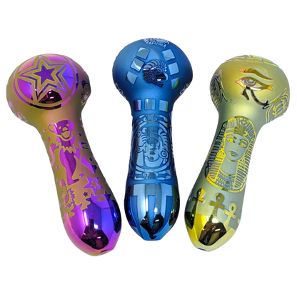 Apex 4" Frosted Art Hand Pipe
