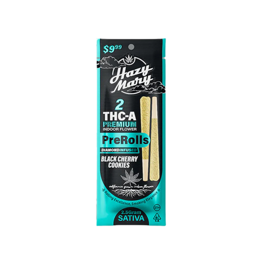 Hazy Mary Diamond Infused Pre-rolls 2 Packs