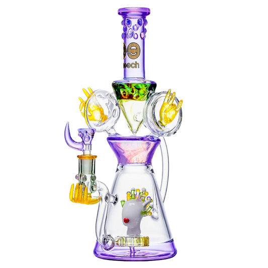 Electric Wave Glass Water Pipe