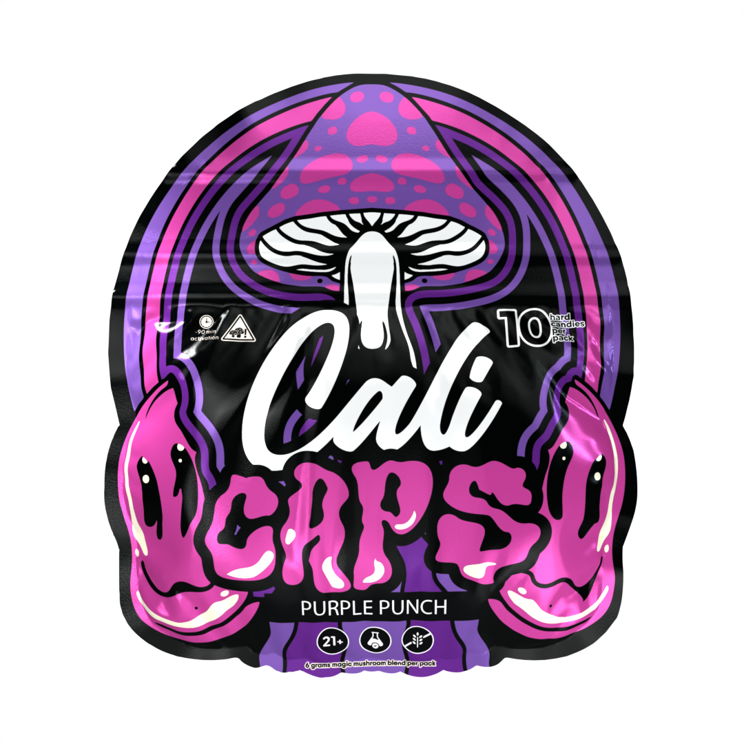 Cali Caps — Premium Mushroom Hard Candy Collection