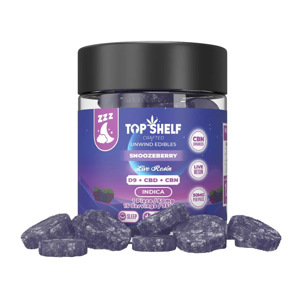 Top Shelf Live Resin 750mg THC Gummies