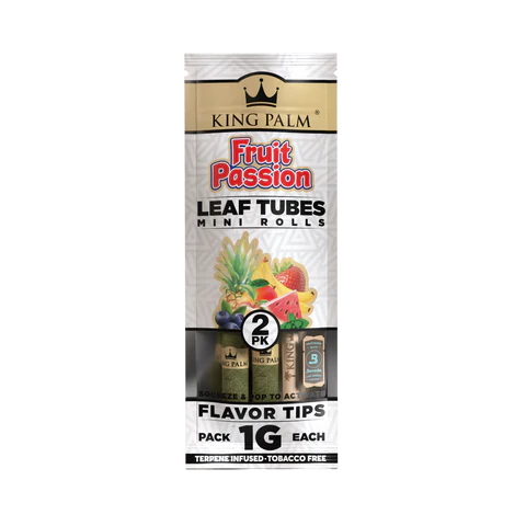 King Palm Leaf Tubes | Natural Pre-Rolled Wraps