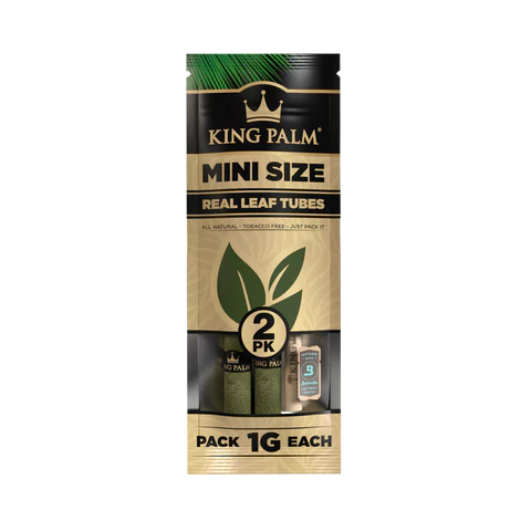 King Palm Leaf Tubes | Natural Pre-Rolled Wraps