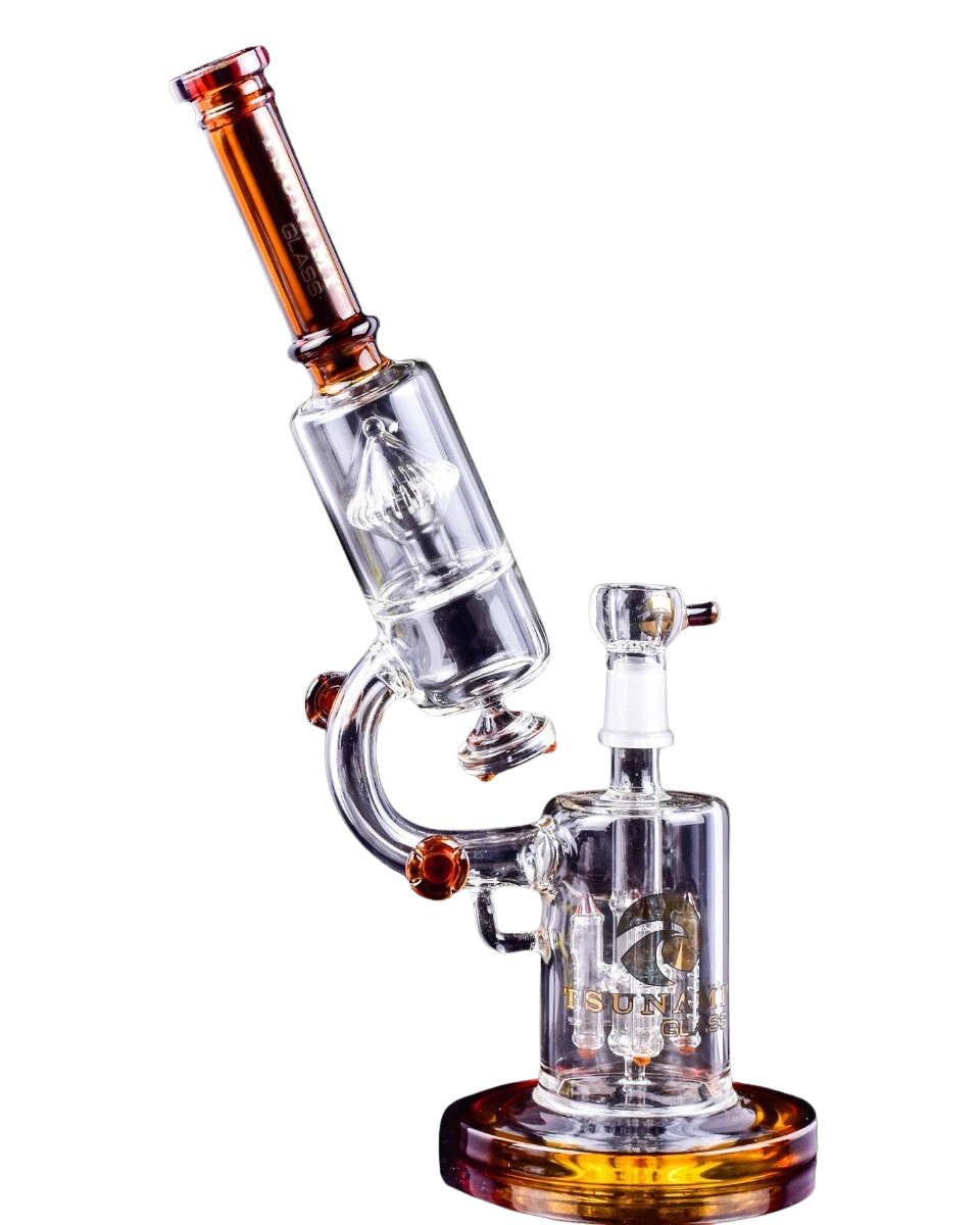 Tsunami Glass Microscope Water Pipe