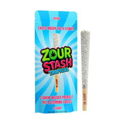 Zour Stash Diamond Coated 2 packs