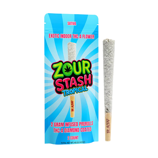 Zour Stash Diamond Coated 2 packs